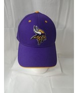 New Minnesota Vikings Logo Purple Hat/Cap NFL Team Apparel Adjustable - £15.49 GBP
