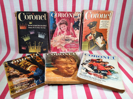Wonderful Collection of 1950&#39;s 6pc Coronet Magazine Fabulous Articles + Neat Ads - £15.95 GBP