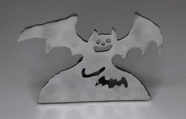 Bat Metal Tea Light Candle Holder Halloween Made In India - £11.19 GBP