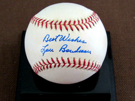 Lou Boudreau Best Wishes Cleveland Indians Signed Auto Vtg Oal Baseball PSA/DNA - £152.90 GBP