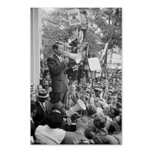 1963 Bobby Kennedy Speaking to Crowd at Washington DC Photo Print Poster - £15.89 GBP+