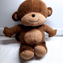Carters Monkey plush 2012 brown sewn eyes kids baby toy lovey stuffed an... - £50.22 GBP