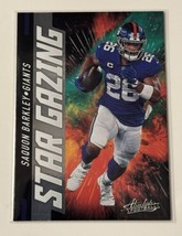 2021 Panini Absolute Football Saquon Barkley - Star Gazing #SG20 - NFL NY Giants - $7.91