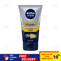 100 g Nivea For Men Anti-Aging 10in1 3D Wrinkle Repair Q10 Facial Cleanser Foam - £14.69 GBP