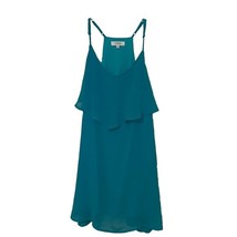 Umgee Green Pullover Slip Dress Womens Medium Sleeveless Lined Summer - £14.35 GBP