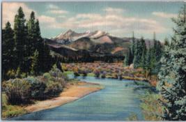 Mt Baker West of Trail Ridge Road Rocky Mountain National Park Colorado Postcard - £5.39 GBP