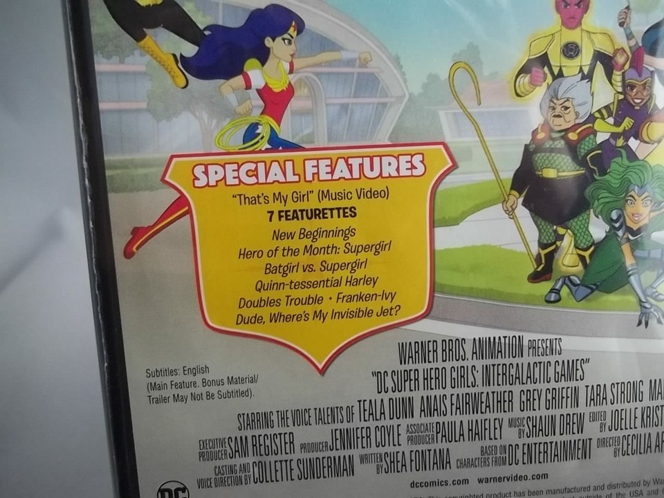 DC Super Hero Girls: Intergalactic Games (DVD, 2017)-Brand New/Sealed Item image 4