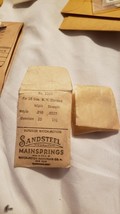 Antique Original Sandsteel Mainsprings Metal Case 18 size NY standard Watch 2189 - £18.21 GBP