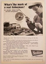 1967 Print Ad Heddon Mark V Fishing Rods Fisherman &amp; Tackle Box Dowagiac,MI - £10.64 GBP