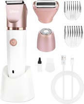 Ufree Bikini Trimmer For Women, Electric Razors Shaver For Face Body, Gold - £39.63 GBP