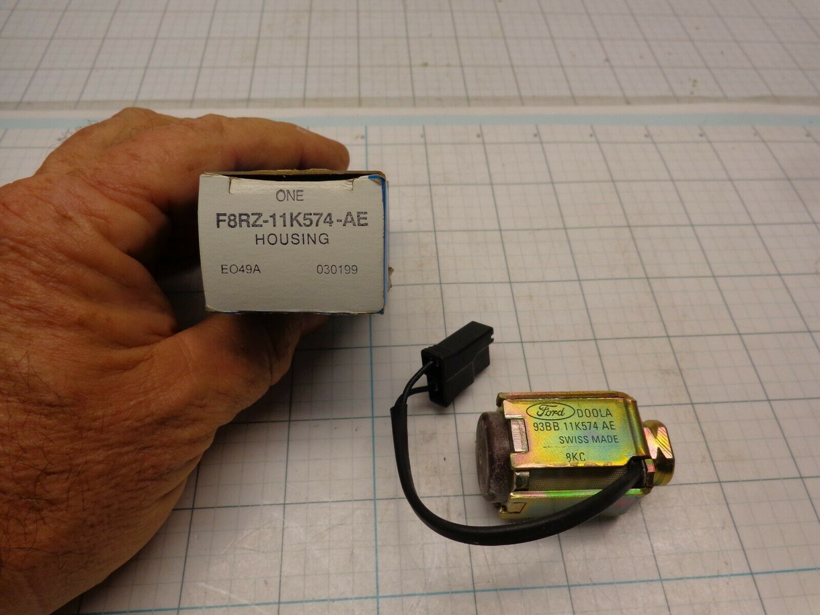 FORD F8RZ-11K574-AE Housing Steering Column Interlock Solenoid  OEM NOS - $27.07