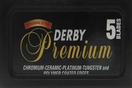 5 Derby Premium Razor Blades - £4.54 GBP