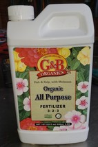 G&amp;B Organics All Purpose Fertilizer 1 Qt Heirloom Seeds - $45.23