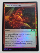 2020 THRILL OF POSSIBILITY FOIL MAGIC THE GATHERING MTG TRADING GAME CAR... - £3.17 GBP
