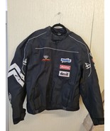 Ixon Textile Motorcycle Motorbike Jacket - Black / White / Red Express S... - £45.65 GBP