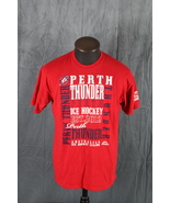 Hockey Shirt - Perth Thunder  AIHL Word Grpahic - Men&#39;s Large - $67.80 CAD