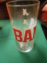 Great Collectible University of Alabama BAMA drinking glass - £3.59 GBP