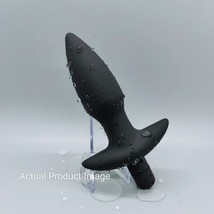 10-SPEED-VIBRATOR-VIBRATING-SILICONE-ANAL-BUTT-PLUG-SEX TOY-COUPLE-GIFT-US - $13.50