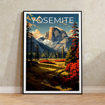 Yosemite Travel Poster, Half Dome Wall Art, Half Dome Print, Yosemite Poster, Ha - £14.38 GBP+