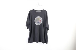 Vintage Reebok Mens XL Thrashed Spell Out Pittsburgh Steelers Football T-Shirt - £27.65 GBP