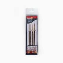 Camlin Kokuyo Paint Brush Series 66 - Round Synthetic Gold, Set of 4 - £43.18 GBP