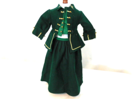 American Girl Doll Felicity Green Wool Riding Outfit Top and Bottom - £32.52 GBP