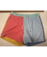 American Eagle Men’s Swimsuit AE 5&quot; Colorblock Swim Trunk With Liner Siz... - $372.25 MXN