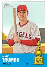 2012 Topps Heritage #211 Mark Trumbo All Star Rookie  Angels ⚾ - $0.89