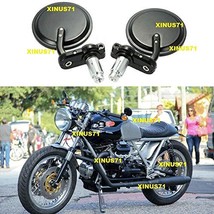 Jmei Motorcycle Adjustable Rear View Side Mirrors For Harley Honda Suzuki Yamaha - £26.94 GBP