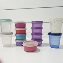 Vintage Tupperware Lot Of Smidget Mini Pill Travel Containers w/ Lids 13... - $457.96 MXN
