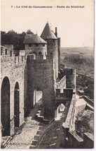 France Postcard RPPC Cite de Carcassonne Porte du Senechal Michel Jordy Photo - £1.69 GBP