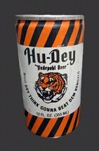 Old Vintage Hu-Dey Bengals  Beer Can Metal Sign 8x12in  Mancave Garage 15 - $24.74