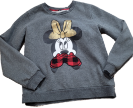 Joe Fresh Minnie Mouse Gray Crewneck Sweater - $14.85