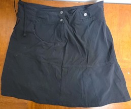Athleta Womens Skirt Skort Size 10 Black Hit The Trail Outdoor Activewear  - $427.78 MXN