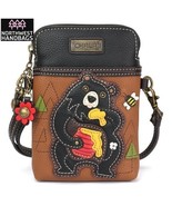 BLACK BEAR CELLPHONE CROSSBODY PURSE BAG HONEY BEE CHALA - $723.90 MXN