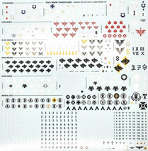 Warhammer 40k Space Marines Transfer Sheet Decals Icons LEVIATHAN BOX NEW - €5,98 EUR