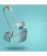 Green 4 Ergonomic Baby Carrier Portable Infant Kid Hip Seat Waist Stool ... - $59.84