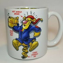 Disney Tigger Caution: Coffee Overload Ceramic Mug Cup 16oz Winnie the Pooh - £13.11 GBP