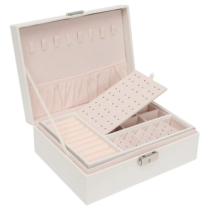 New Jewelry Packaging Box Necklace  Ring Display Earrings  Storage Casket High G - £42.34 GBP