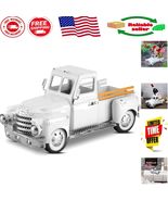 Classic Farmhouse White Truck Decor - Ideal for Seasonal Decorations &amp; G... - $94.76 CAD
