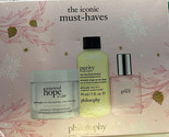 Philosophy 3 PC Gift Set: Amazing Grace fragrance, purity facial &amp; renew... - $45.53