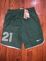 New Celtic Kids Soccer Green Shorts Nike Player 21 - Nike Dri-FIT - £19.98 GBP