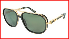 ZILLI Sunglasses Titanium Acetate Leather Polarized France Handmade ZI 6... - $819.63