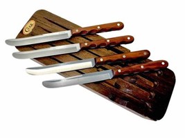 Case XX Cap 254 Stainless 4 Pc Russel Line Steak Knives In Wood Case 2147079 - £64.30 GBP