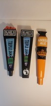 Lot of 3 Beer Tap Handles - 2 Blake&#39;s Hard Cider Triple Jam &amp; 1 Brass Fo... - $24.18