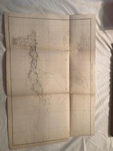  1851 Preliminary US Coast Survey Map Delta of Mississippi Gulf Coast to Alabama - £130.25 GBP