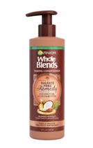 Garnier Whole Blends Sulfate Free Coconut Oil Conditioner for Frizzy Hair, 12 Oz - £11.95 GBP