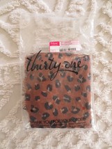 NIP Thirty-One LOVELY LEOPARD AVENUE SCARF - 36&quot; x 68&quot; - £7.92 GBP