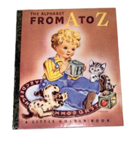 The Alphabet From A To Z A Little Golden Book 1992 50th Anniversary Edition - £5.06 GBP