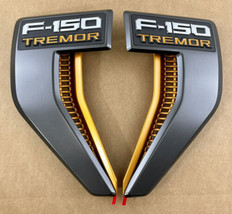 2021-2023 OEM F150 TREMOR Emblem Fender Vent Badge Right &amp; Left Set Pair NEW - £312.88 GBP